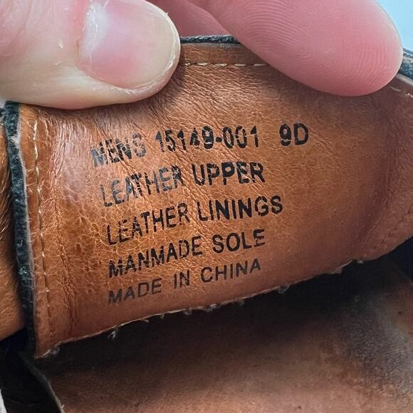 Florsheim Postino Cap Toe Oxford Black Leather Formal Men’s Shoes - Picture 8 of 9